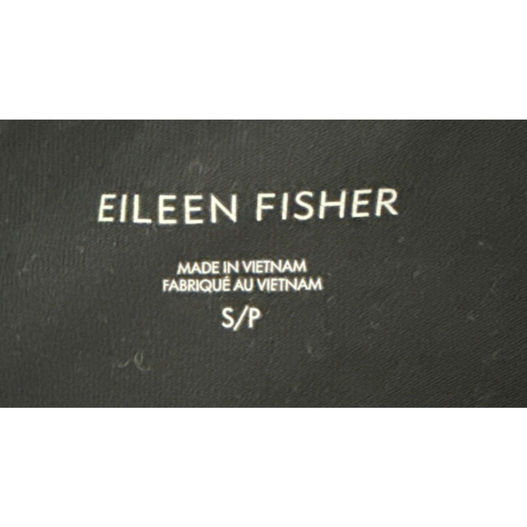 EILEEN FISHER Black Tunic dress Minimalist Pockets Stretch Relaxed womens PS - Picture 4 of 4